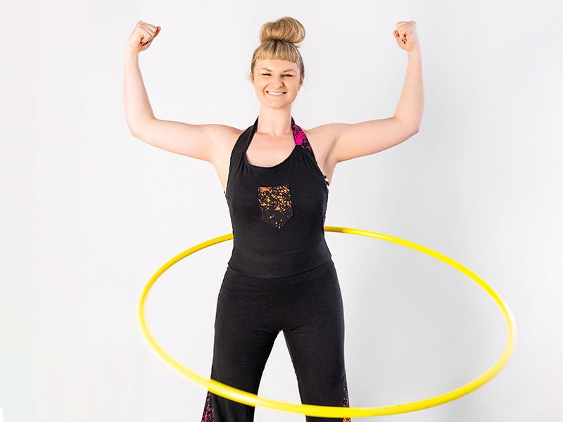 Infinity Hoop - Weighted Hula Fit Hoop for Weight Loss & Waist Exercise for  Women/Adult - Perfect Fitness & Gift Option, Workout Routine with Infinity