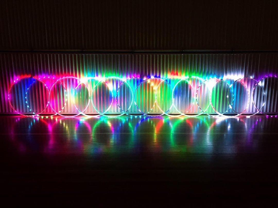 Somewhere Over the Rainbow is an LED Hoop… and a Unicorn! - Hoop Empire