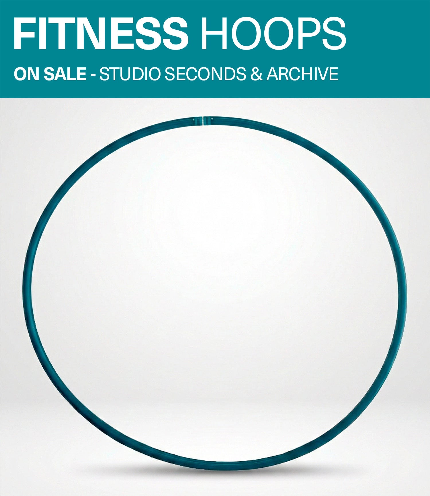 Weighted fitness hula hoop for fitness, weight loss and core workout training. 108cm - ideal for plus size beginner. Coils down for travel. Made in Australia from recycled rHDPE.