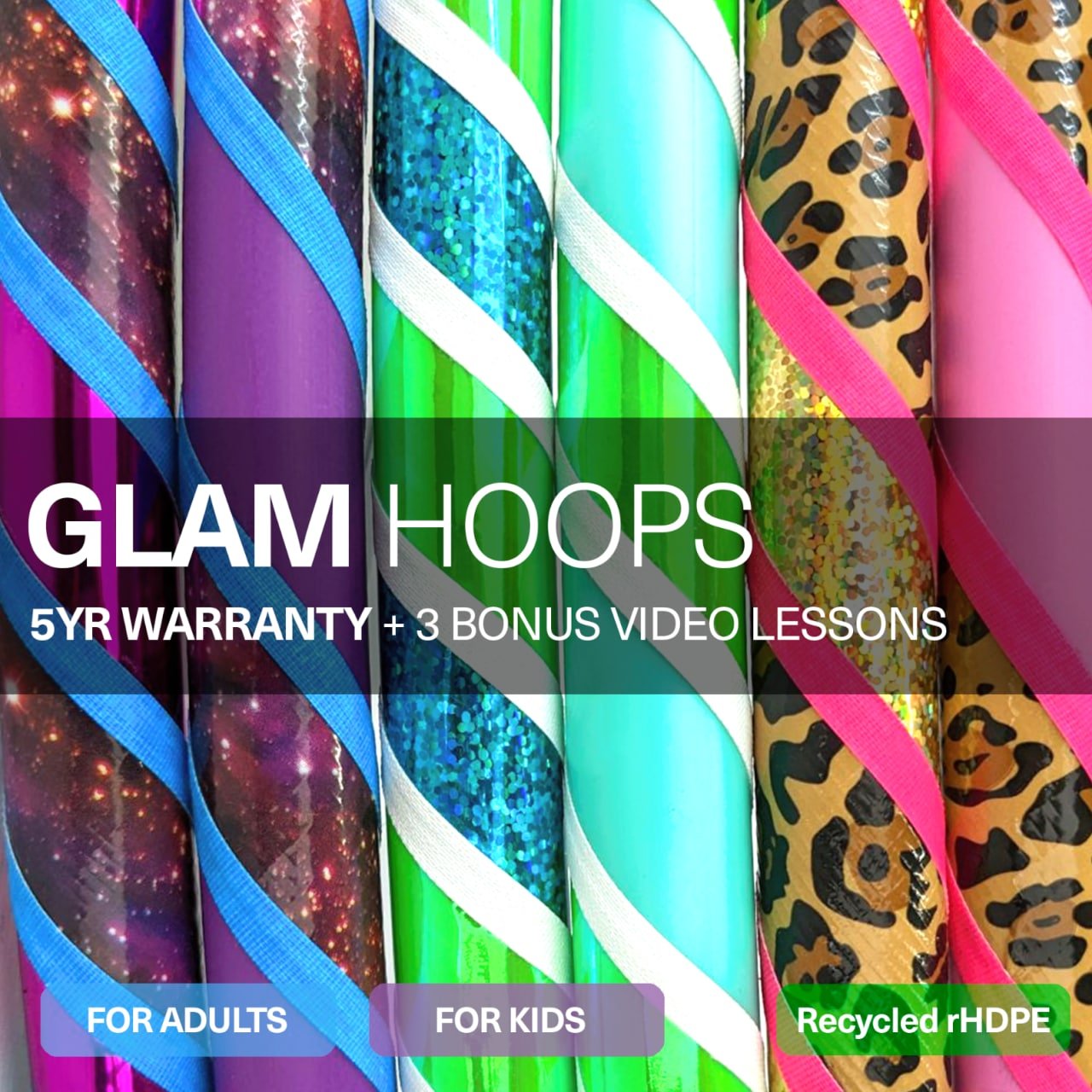 Glam Hula Hoop - Holiday Collection - Hoop Empire