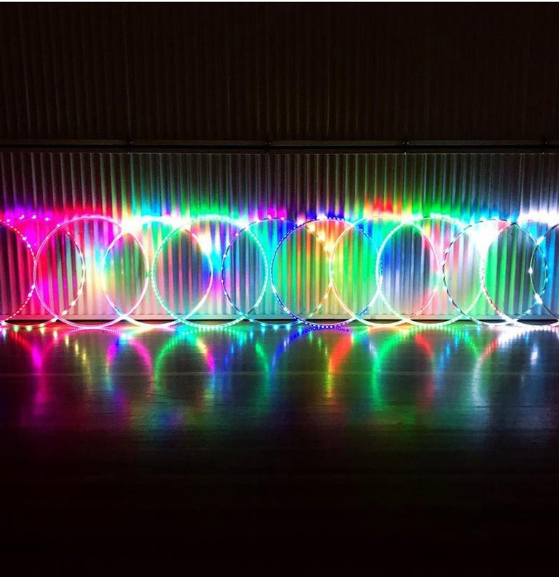 Hula Hoops Australia Rainbow Unicorn LED Hula Hoop Hoop Empire